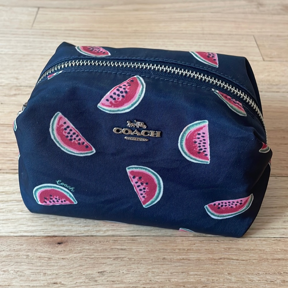Coach Watermelon Make Up Cosmetic Bag